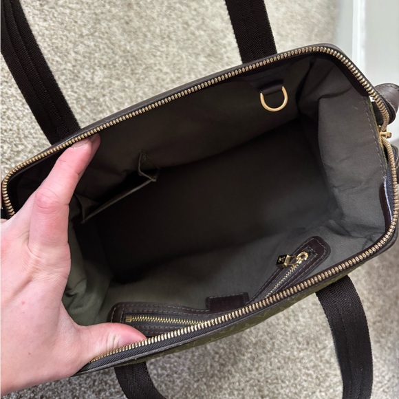 AUTHENTIC Vintage 2002 Louis Vuitton Mini Lin Josephine PM Green Monogram Bag - Picture 9 of 16